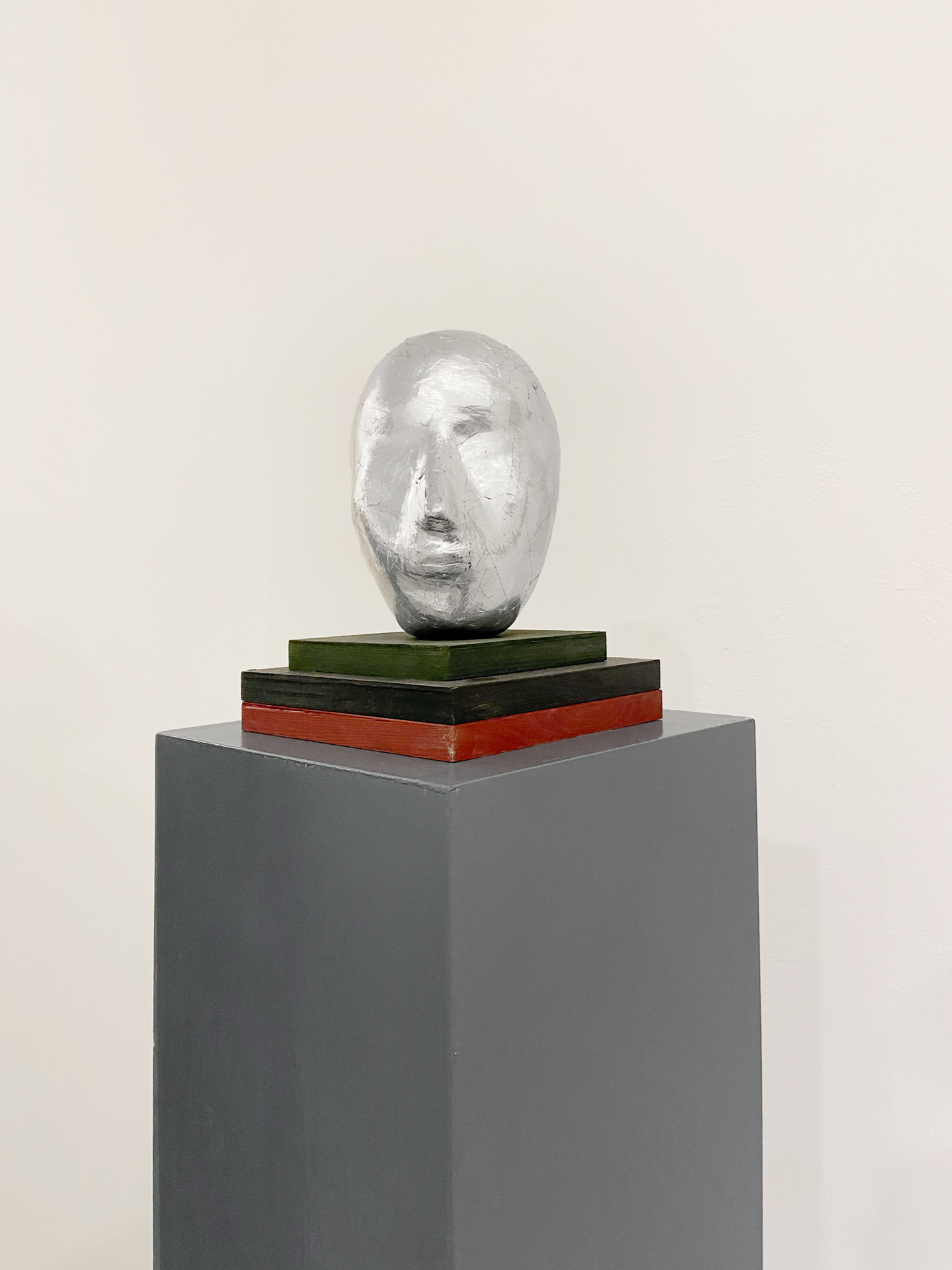 Gabriel Klasmer, Untitled, 2020, aluminum sheets, 17.5x14x17 cm