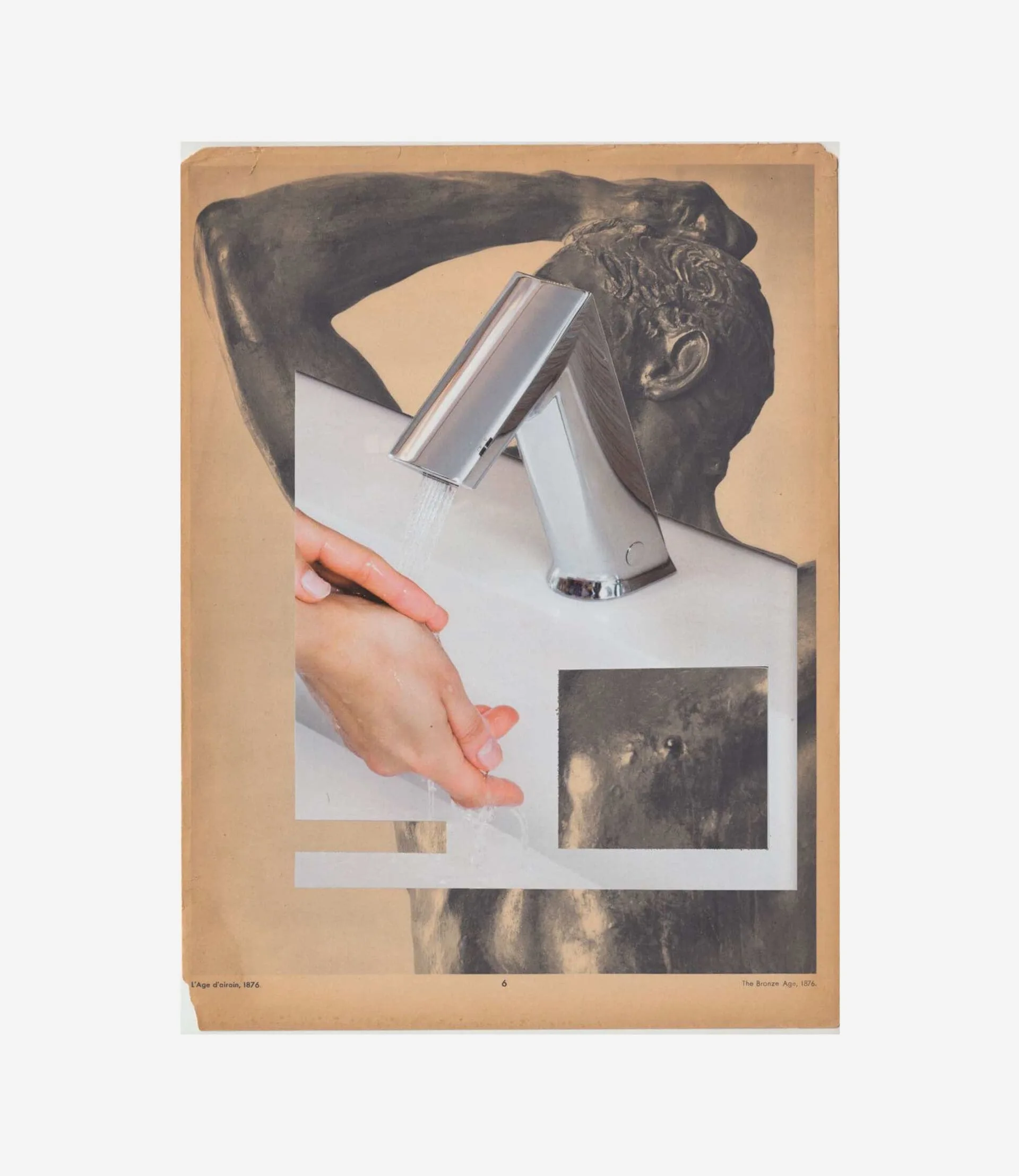 Malachi Sgan-Cohen, Untitled (The Bronze Age)
, 2021, Paper Collage, 37.5x27.5 cm