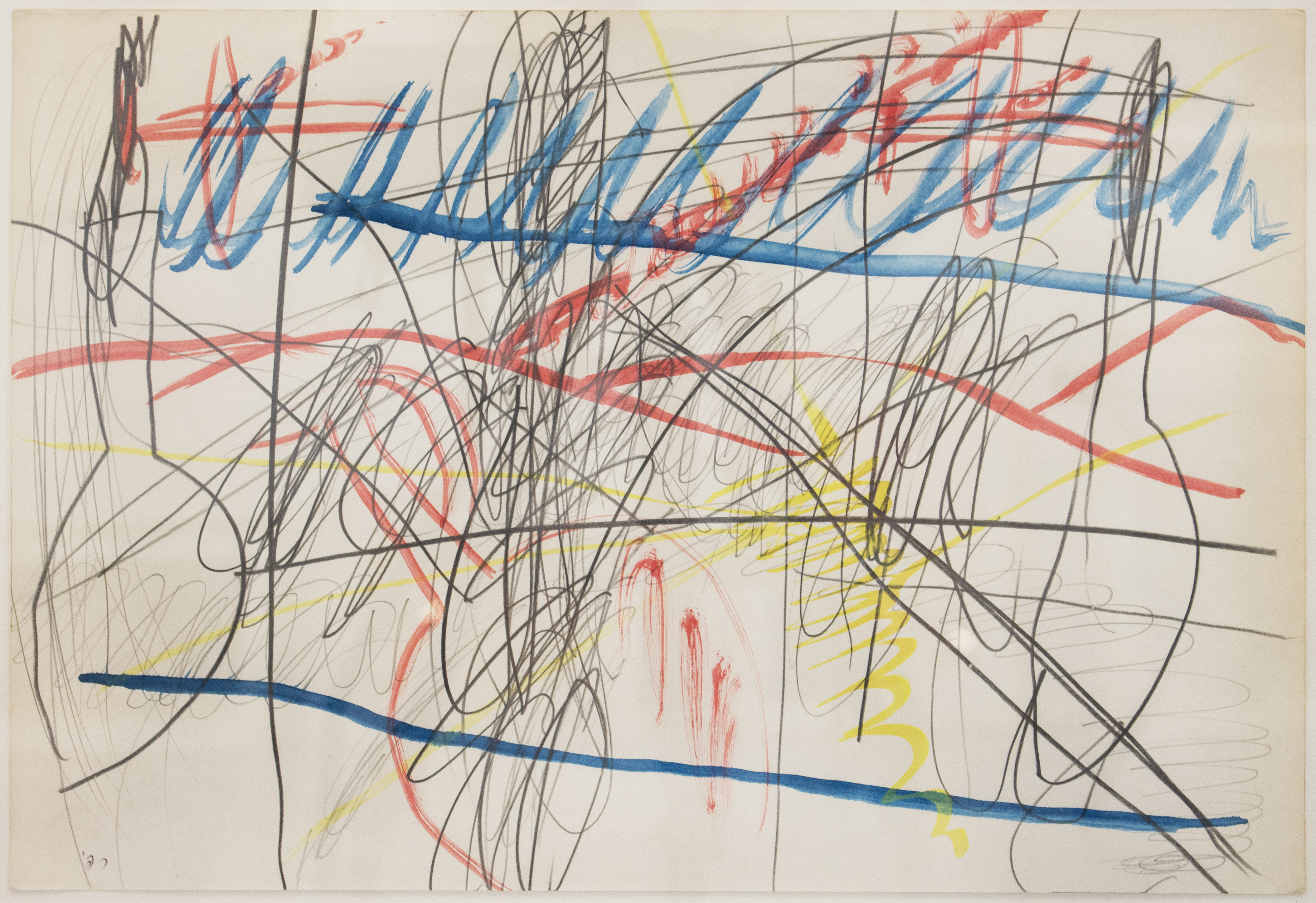 Raffi Lavie, Untitled, 1996, mixed media on paper, 34x48 cm